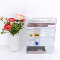 Wholesale Clear Plastic Makeup Organizer Cosmetic Box Makeup Storage Organizer