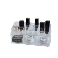 Travel Rotating Acrylic Makeup Storage Box Drawer Make-Up Brush Plastic Make Up Organizer Bag